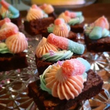 Kladdkakesnittar med fizzy&nbsp;pops