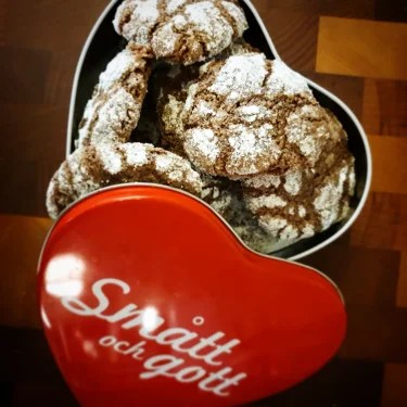 Amarettikakor med choklad och&nbsp;apelsin