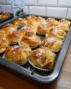 Kalljästa kanelbullar