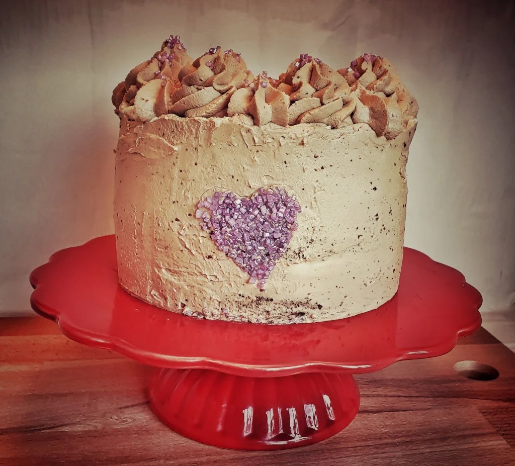 Chokladtårta med mango och&nbsp;daim