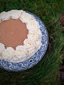 Min födelsedagstårta m smak av kaffe, apelsinchoklad & vit&nbsp;choklad